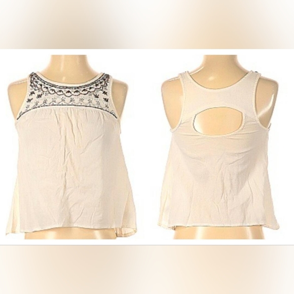 NWT Mossimo Boho Beaded Tank, sz. XS - Picture 7 of 8